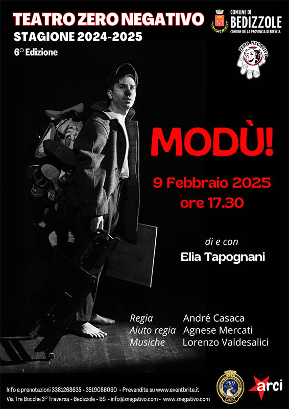 spettacolo MODU' Teatro zero negativo