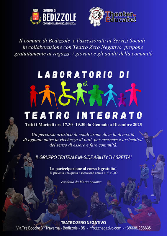 teatro integrato 2025 teatro zero negativo