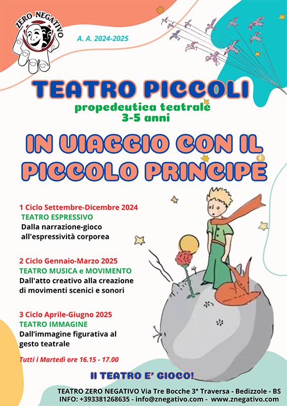 PROPEDEUTICA TEATRALE IL PICCOLO PRINCIPE